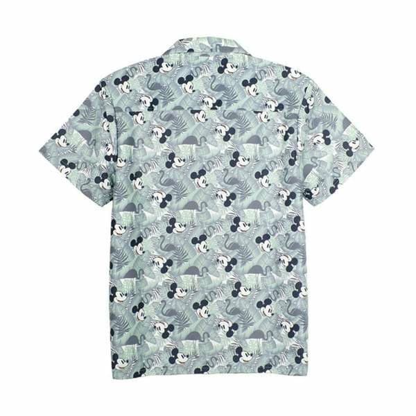 Kortærmet T-shirt til Mænd Mickey Mouse Lysegrøn - S