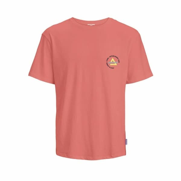 Lasten Lyhythihainen paita Jack & Jones Jcofast Print Tee Ss Oranssi - 152 cm