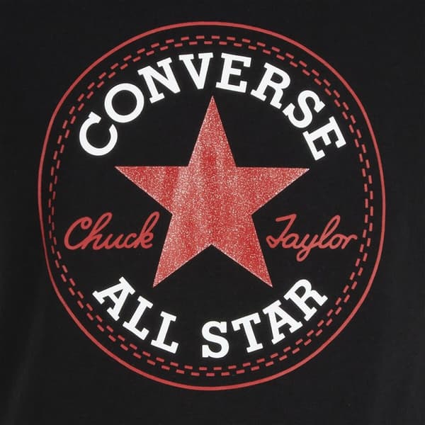 Lasten Lyhythihainen paita Converse Musta