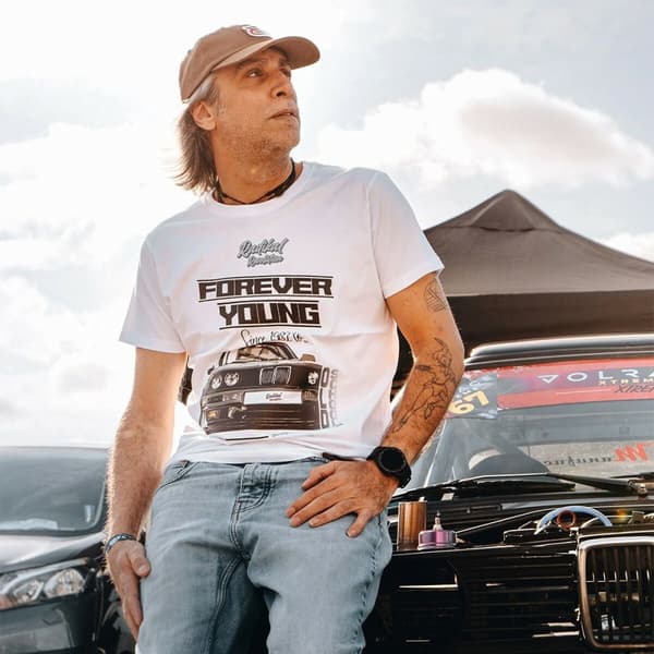 Miesten T-paita RADIKAL FOREVER YOUNG Valkoinen XL