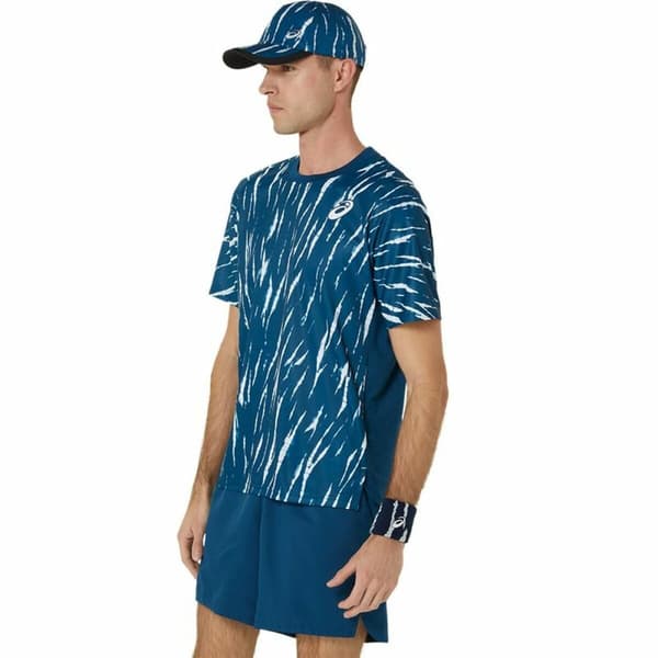 Lyhythihainen urheilupaita Asics Game Ss Top Sininen Tennis - XL