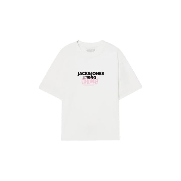 Miesten T-paita Jack & Jones JORBUSHWICK TEE SS CREW NECK FST 12263939 Valkoinen - M