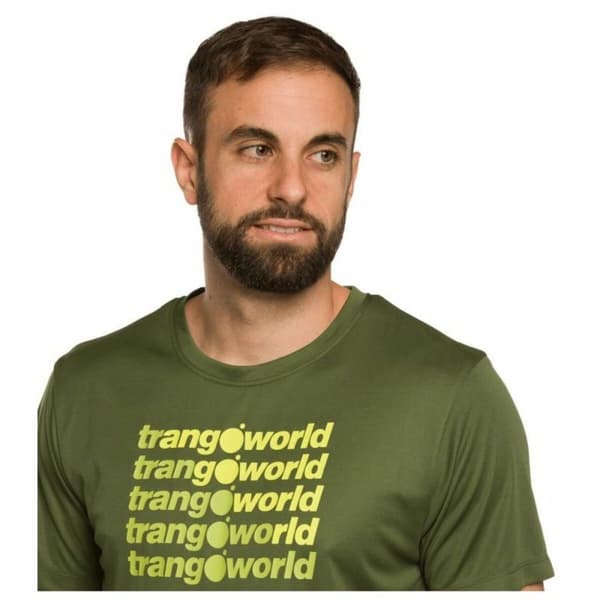 Miesten T-paita Trangoworld Arbas Tummanvihreä - S