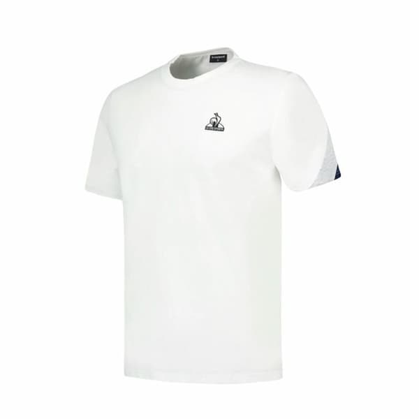 Miesten T-paita Le coq sportif Heritage N°1 New Brand Valkoinen - XL