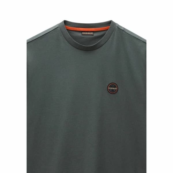 Miesten T-paita Napapijri S-Badge Ss - XL