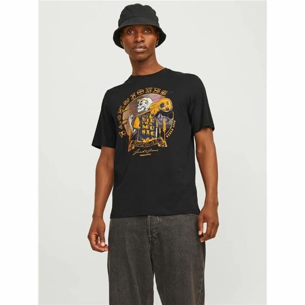 Miesten T-paita Jack & Jones skull Rock Crew Musta - L