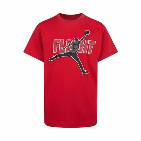 Lasten Lyhythihainen paita Nike Jordan Jdb Reflective Flight Punainen - 10-12 vuotta