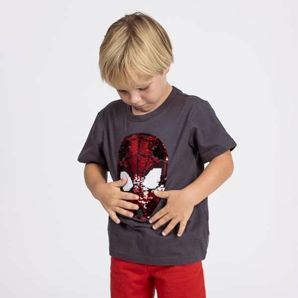 Lasten T-paita Spider-Man Tumman harmaa - 3 vuotta