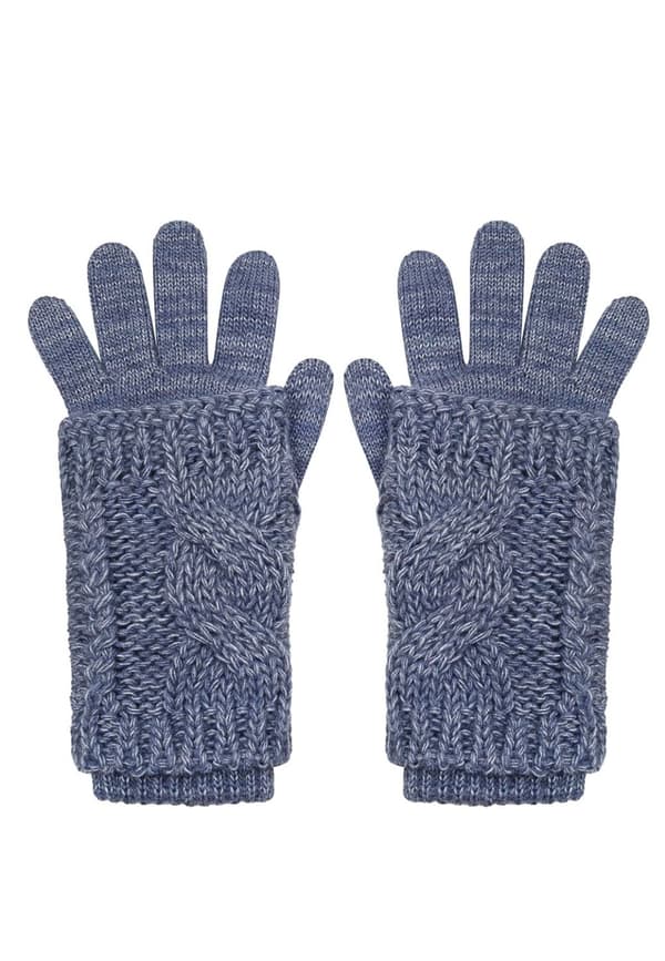 Käsineet - 30% WOOLY villaa - GREY aikuisten - yksi koko