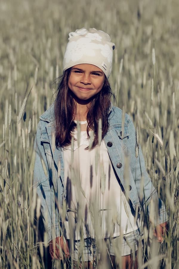 Sommerhat til piger FLOWER BEIGE Sommerhat til piger FLOWER BEIGE 54 (alder 5 - 7 år)