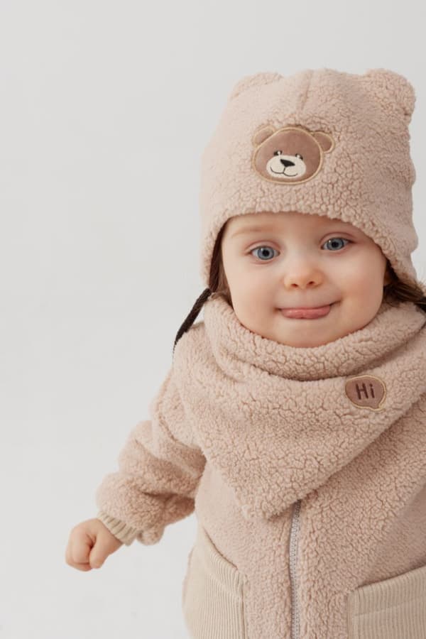Lasten pehmotakki LEO BEIGE 92 (1,5-2 vuotta) Lasten pehmotakki LEO BEIGE