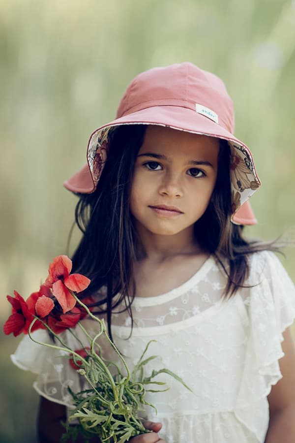 Sommerhat til piger AVA ALMOND 52 (alder 3 - 5 år) Sommerhat til piger AVA ALMOND