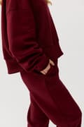 Pikkukuva 5 / 7: RUBI burgundilaiset collegehousut RUBI viininpunaiset lenkkihousut m