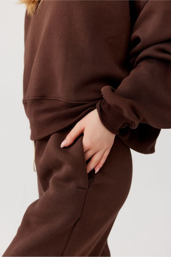 Joggingbukser RUBI CHOCOLATE BROWN Joggingbukser RUBI BROWN m