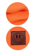 Miniatyrbillede 2 af 2: Forårssæt hue og tørklæde SMILE - bomuld - PEACH 52 - 56