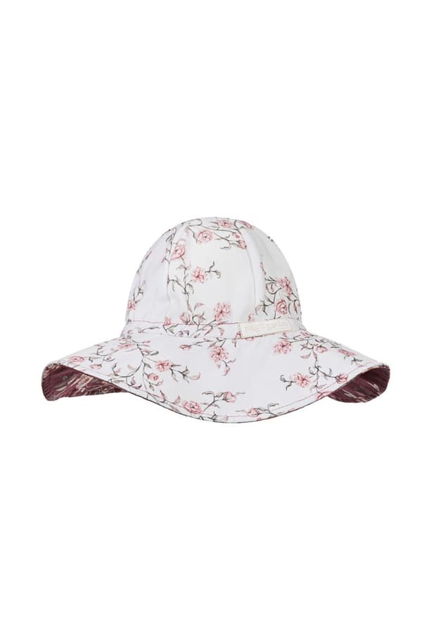 Sommarhatt för tjejer GARDEN WHITE Sommarmössa för flickor GARDEN WHITE 54 (ålder 5 - 7 år)