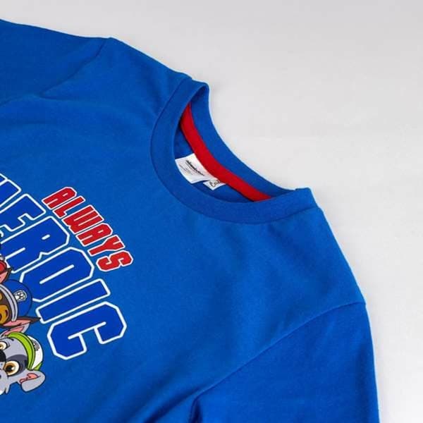 Barn T-shirt med kortärm The Paw Patrol Mörkblå 6 år