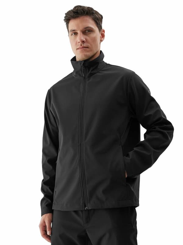 Sofshell 4F sort herre overgangsjakke windstopper M