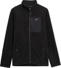 Miniatyrbillede 2 af 2: HERREFLEECE SWEATSHIRT MED LYNLÅS OG MANDARINKRAVE 4F M074 størrelse M