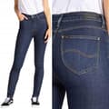 Miniatyrbild 1 av 11: Lee Scarlett High Marinblå Dam High Slim Jeans W31 L31