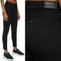 Miniatyrbild 1 av 7: Lee SCARLETT Black Rinse SVARTA DAMSKINNYJEANS W34 L33