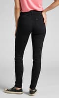 Pikkukuva 4 / 8: Lee SCARLETT HIGH BLACK NAISTEN KORKEAT SLIM -FARKUT W31 L29