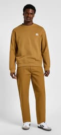 Pikkukuva 6 / 10: Lee RELAXED WORKWEAR CHINO LOOSE BROWN FABRIC TROUSERS CHINO W33 L32