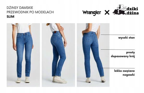 Wrangler SLIM Airblue DENIM STRAIGHT HIGH DAMEJEANS W30 L30
