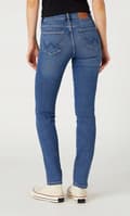 Pikkukuva 4 / 9: Wrangler SLIM Airblue DENIM STRAIGHT HIGH NAISTEN FARKUT W29 L32