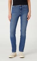Pikkukuva 3 / 9: Wrangler SLIM Airblue DENIM STRAIGHT HIGH NAISTEN FARKUT W29 L30