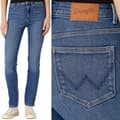 Pikkukuva 1 / 9: Wrangler SLIM Airblue DENIM STRAIGHT HIGH NAISTEN FARKUT W29 L30