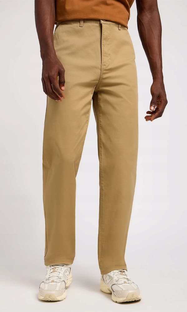 Lee RELAXED CHINO Clay Chetopa Twill LOOSE BROWN CHINO W32 L32