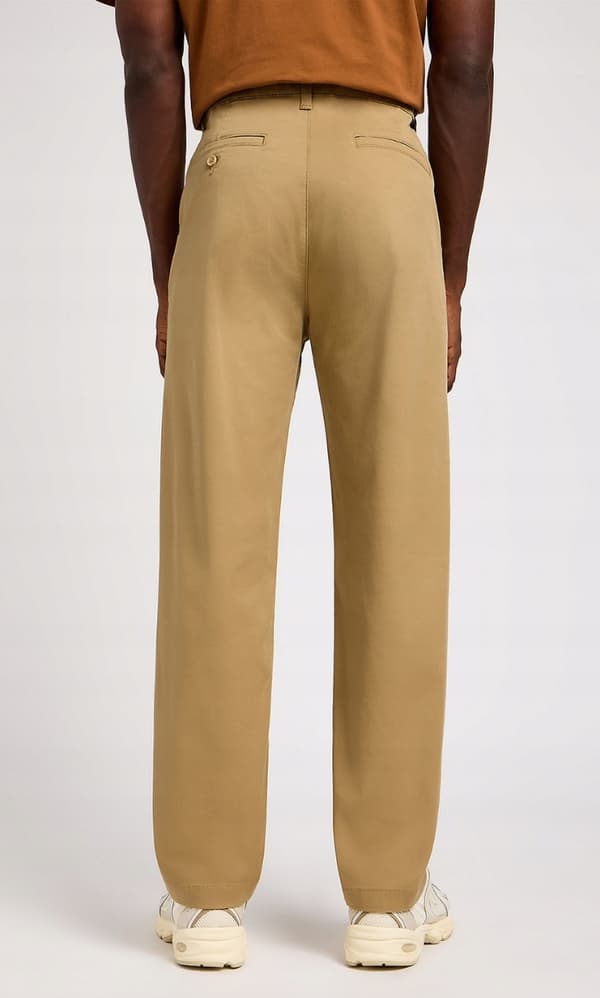 Lee RELAXED CHINO Clay Chetopa Twill LOOSE BROWN CHINO W32 L32