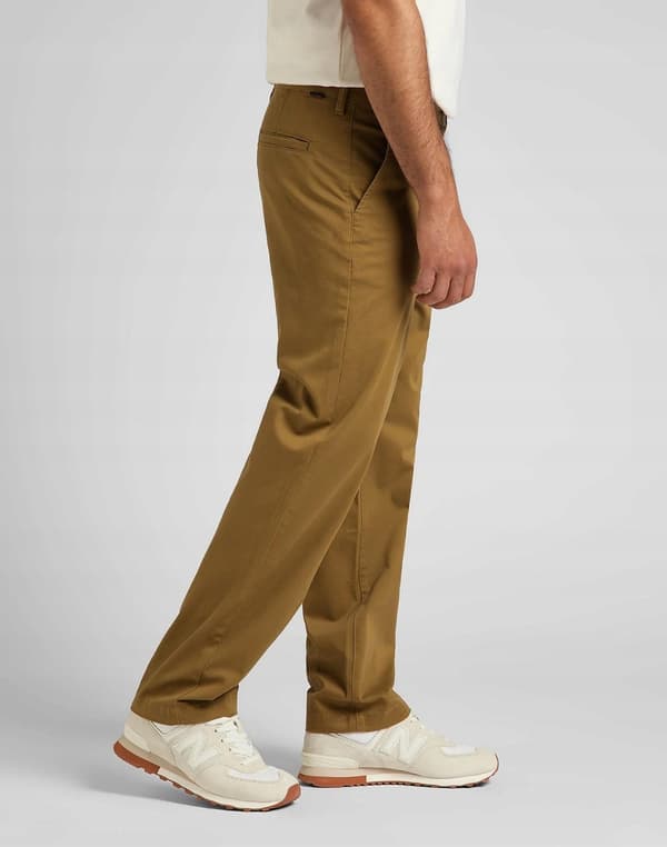 Lee RELAXED CHINO Tumbleweed Chetopa Twill LØSE BRUNE CHINO W31 L32