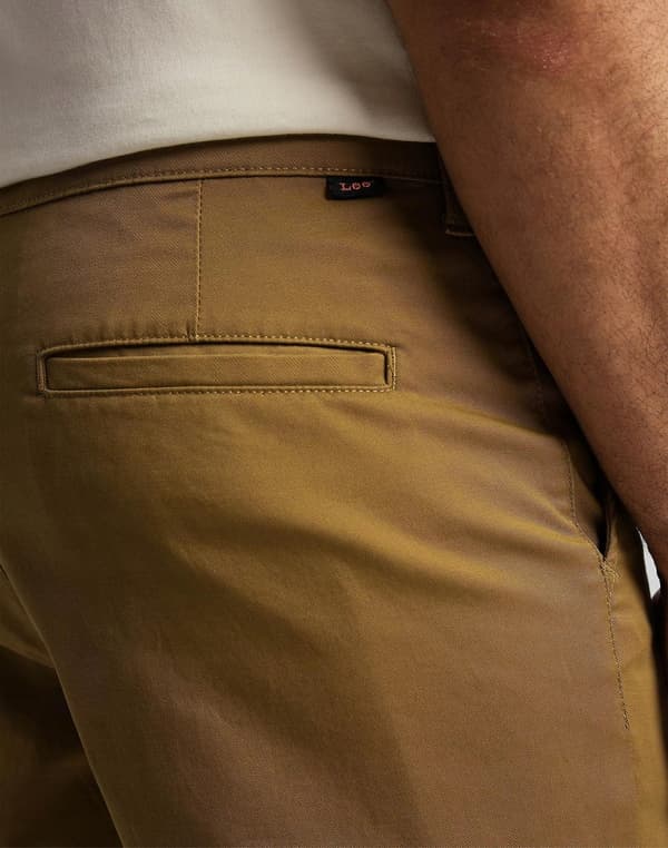 Lee RELAXED CHINO Tumbleweed Chetopa Twill LØSE BRUNE CHINO W31 L32