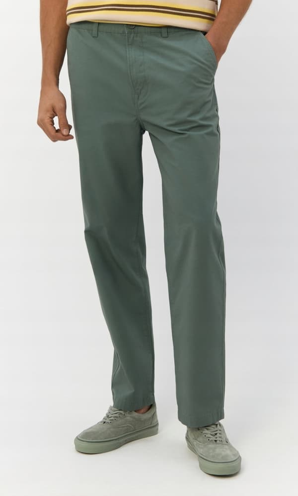 Lee RELAXED CHINO Fort Green LOOSE GREEN CHINO UTAN STRETCH W36 L32