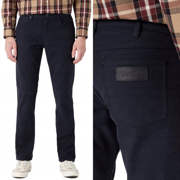 Wrangler GREENSBORO mustat mustat kangashousut W33 L34