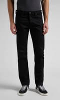 Pikkukuva 3 / 8: Lee LUKE SLIM TAPERED Clean Black -farkut, mustat farkut, W34 L32