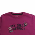 Miniatyrbild 3 av 5: Hoodless Sweatshirt for Girls Softee Lunar Infantil Dark pink