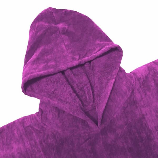 Poncho Secaneta Surfers Yksi koko Purppura