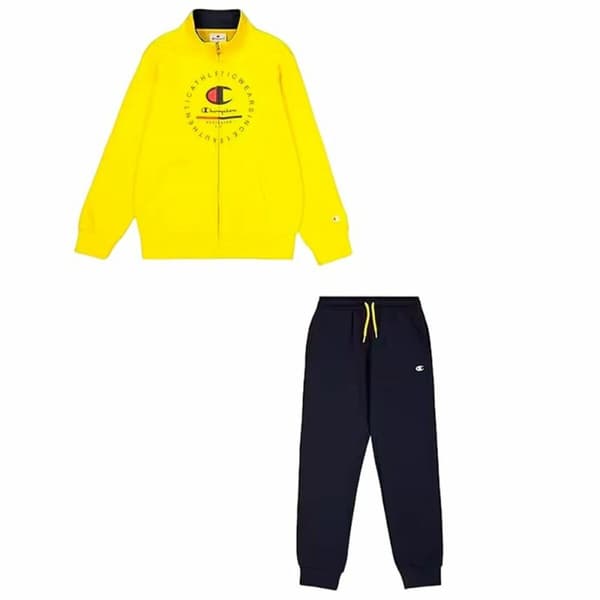 Children's Sports Outfit Champion Yellow 2 Pieces