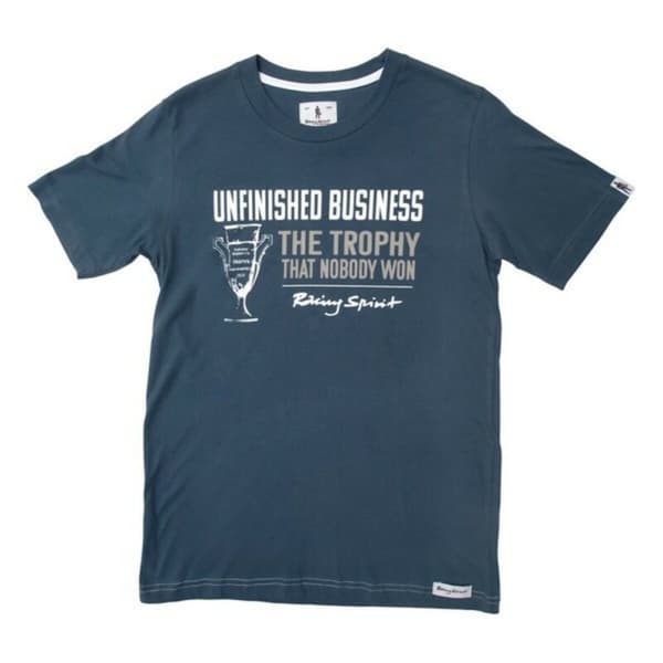 T-shirt med kortärm Herr OMP Slate Unfinished Business Mörkblå - S