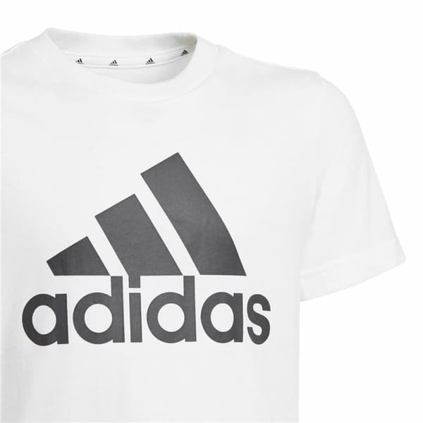T-shirt med kortärm Adidas Essentials  Vit - 9-10 år