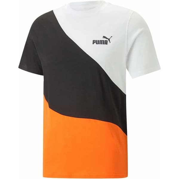 T-shirt Puma Power Cat Mörk Orange Män - S