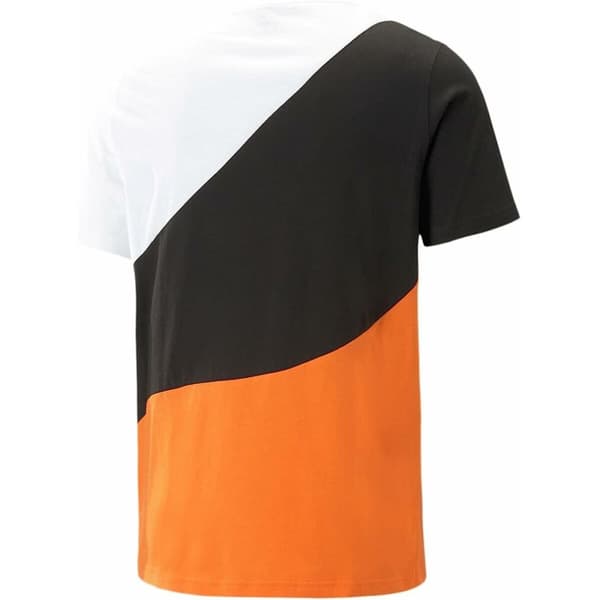 T-shirt Puma Power Cat Mörk Orange Män - S