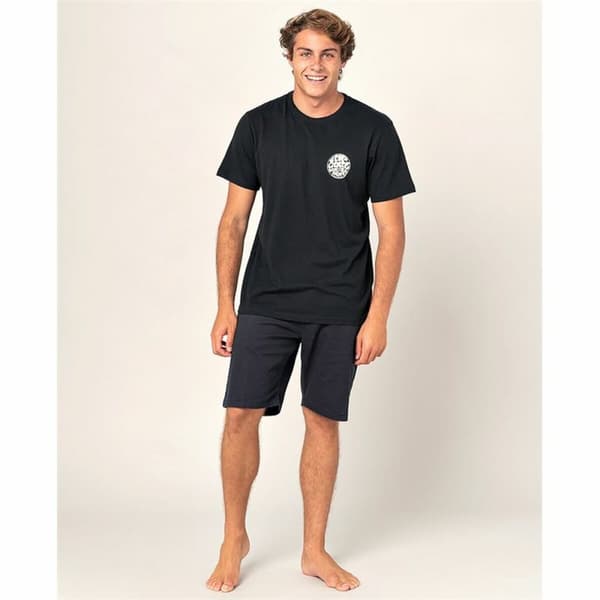 T-shirt med kortärm Rip Curl Wettie Essential Svart Män - S