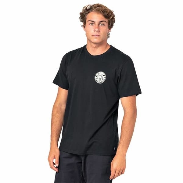 T-shirt med kortärm Rip Curl Wettie Essential Svart Män - S