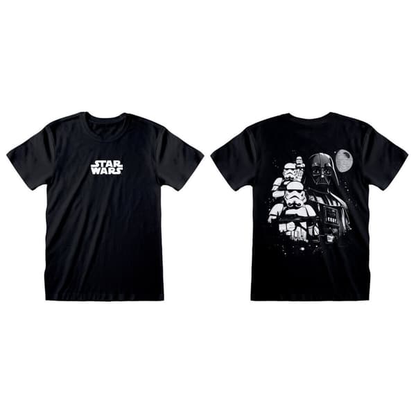 T-shirt med kortärm Star Wars Collage Svart Unisex - S