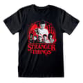 Miniatyrbild 1 av 2: T-shirt med kortärm Stranger Things Circle Logo Svart Unisex - XXL