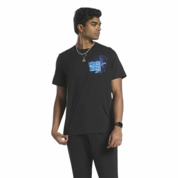 T-shirt med kortärm Herr Reebok Graphic Series Svart - L